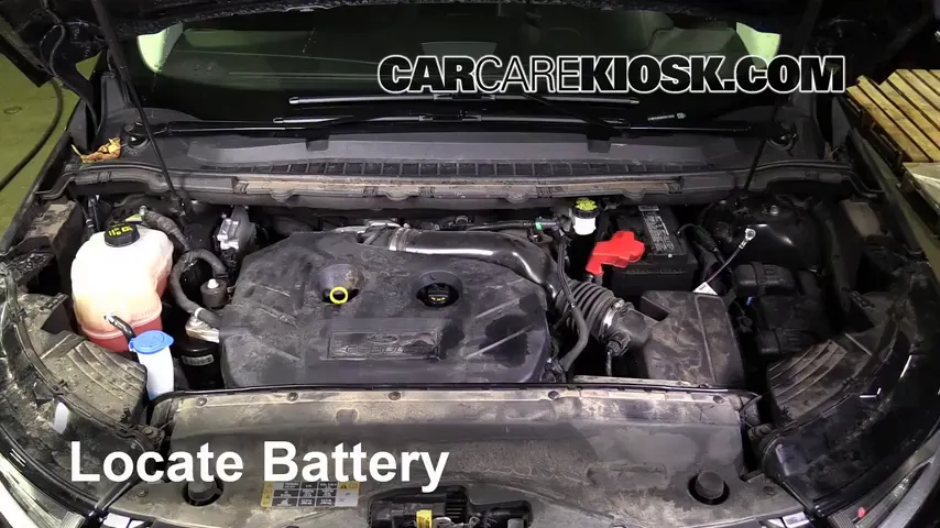 2016 Ford Edge Titanium 2.0L 4 Cyl. Turbo Battery Replace